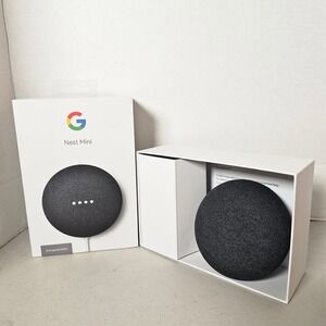 Google Nest Mini 2nd Generation Smart Speaker Charcoal Charcoal H2C GA00638-US